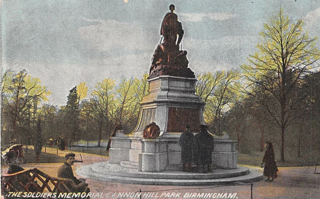 Soldiers Memorial Cannon Hill Park 2